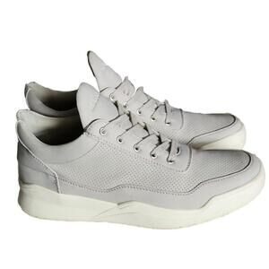 Steve Madden Mens Jayes Tennis Shoes Size 8.5 Grey And White